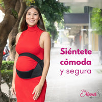 FOR MOMS - Fajas Para Embarazadas Soporte Maternal Tela Multilinea Suave. Modelo 586 - Fajasymas