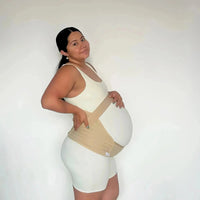 FOR MOMS - Fajas Para Embarazadas Soporte Maternal Tela Multilinea Suave. Modelo 586 - Fajasymas