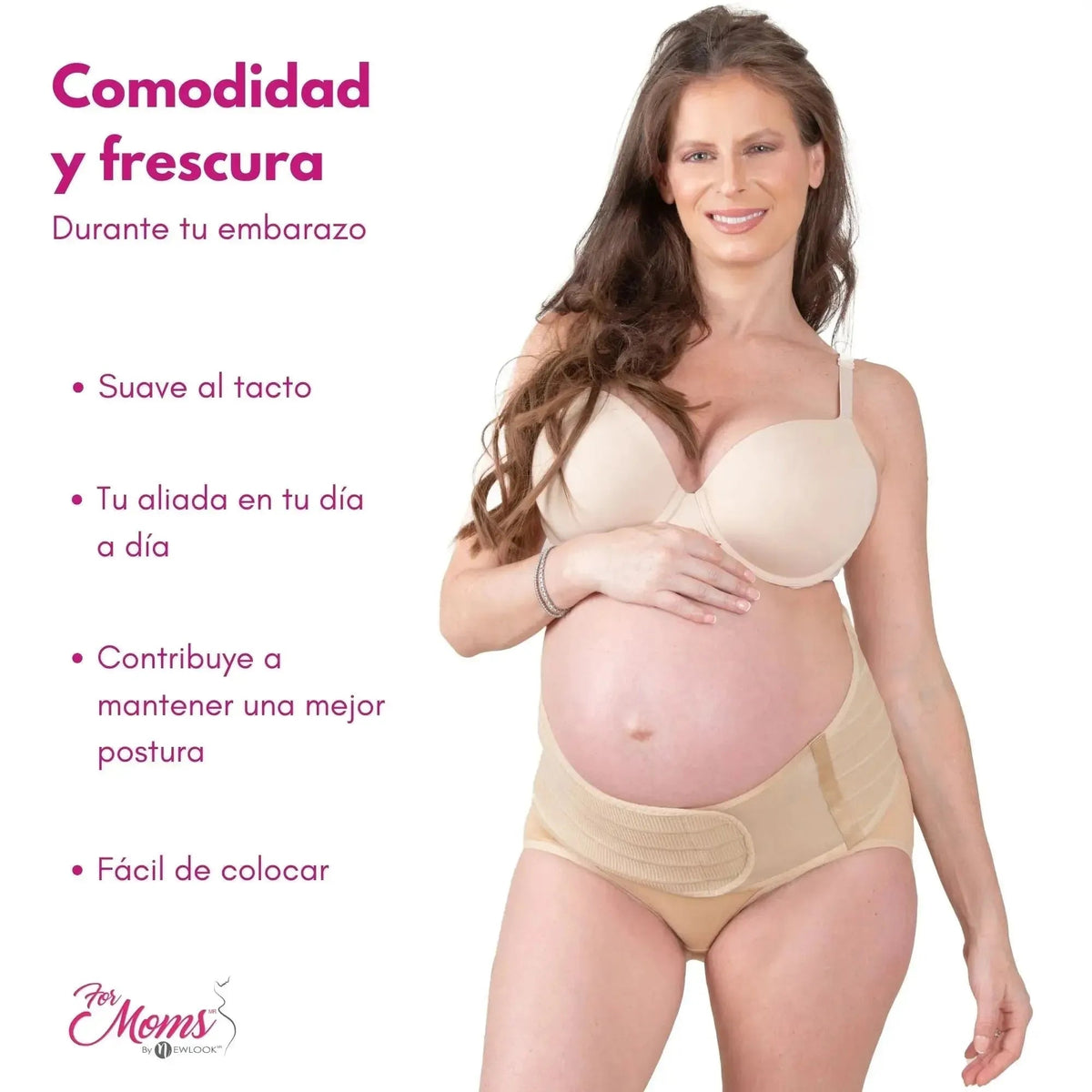FOR MOMS - Panty Cinturón Maternal Para Embarazadas. Modelo 582 - Fajasymas
