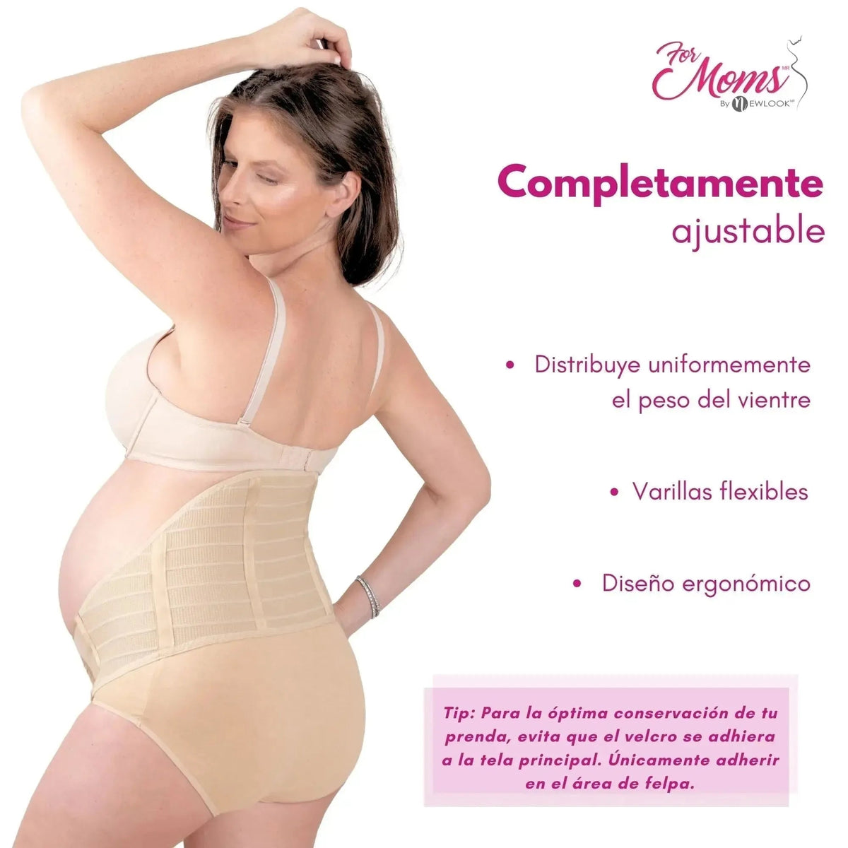 FOR MOMS - Panty Cinturón Maternal Para Embarazadas. Modelo 582 - Fajasymas