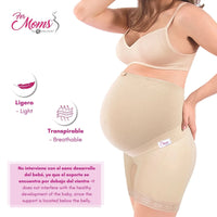 FOR MOMS - Panty Faja Maternal Ajustable Con Algodón Elástico Sobre Vientre. Modelo 583 - Fajasymas