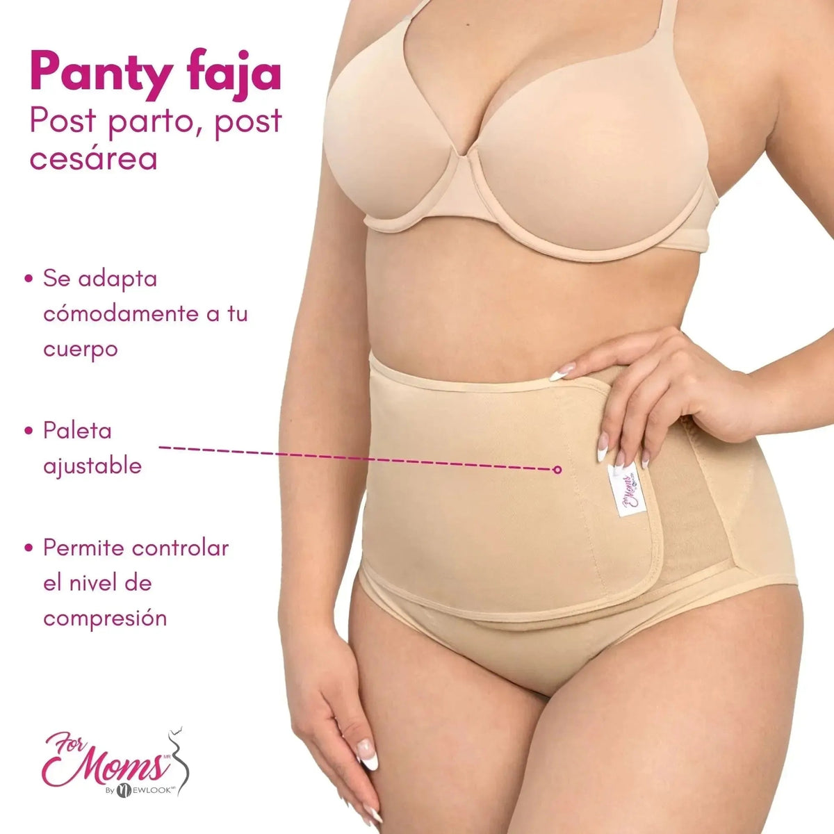 For Moms Panty Faja Postparto Corta Calzon - Fajasymas