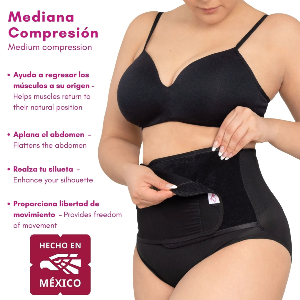 FOR MOMS - Panty Faja Postparto Corta Calzon. Modelo 575 - Fajasymas