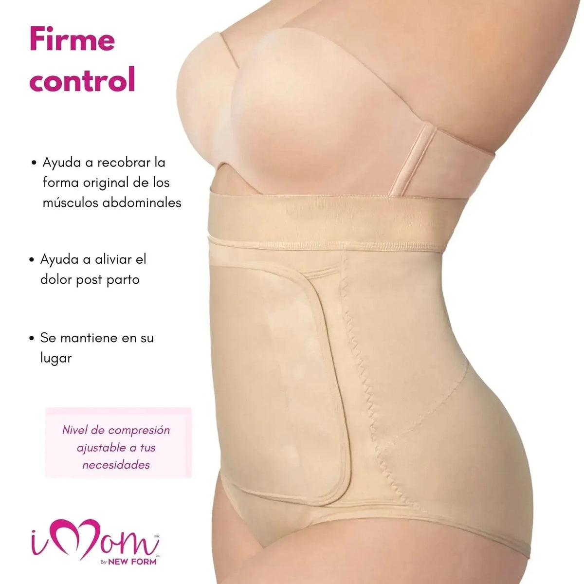 Postparto Alta Modelo Panty de New Form Fajasymas