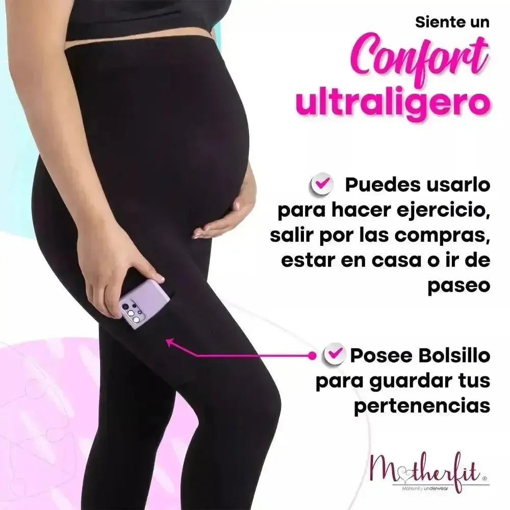 Leggins para embarazada Motherfit. Modelo 9002 - Fajasymas