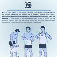 NEW FOR MAN – Camiseta Modeladora para Hombre. Modelo 802 - Fajasymas