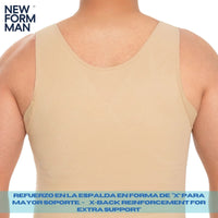 NEW FOR MAN – Camiseta Modeladora para Hombre. Modelo 802 - Fajasymas
