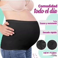 NEW FORM - Banda Maternal Soporte Al Vientre Con Tela Estirable Y Suave. Modelo 9922 - Fajasymas