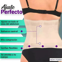 NEW FORM - Faja Cinturilla Control Refuerzo Central Con Tela Stretch. Modelo 1203 - Fajasymas