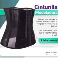 NEW FORM - Faja Moldeadora Cinturilla Control Con Tela Stretch Suave. Modelo 1207 - Fajasymas