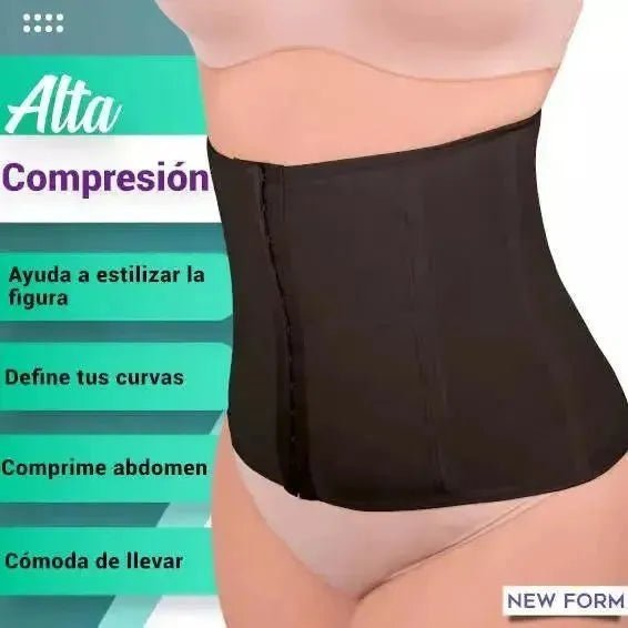NEW FORM - Faja Moldeadora Cinturilla Control Con Tela Stretch Suave. Modelo 1207 - Fajasymas