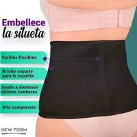 NEW FORM - Faja Moldeadora Cinturilla Control Con Tela Stretch Suave. Modelo 1207 - Fajasymas