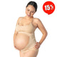 New Form Faja Para Embarazada Soporte Maternal Con Tela Ajustable Color Nude - Fajasymas