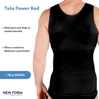 NEW FORM - Faja Para Hombre Chaleco Modelador Y Corrector De Postura. Modelo 701 - Fajasymas