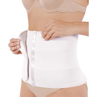New Form Faja Postparto Envolvente Corta Con Varillas Flexibles Color Blanco - Fajasymas