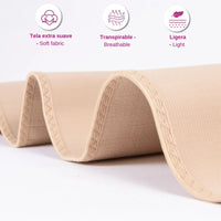 New Form Faja Postparto Envolvente Corta Con Varillas Flexibles Color Nude - Fajasymas