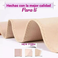 New Form Faja Postparto Envolvente Corta Con Varillas Flexibles Color Nude - Fajasymas