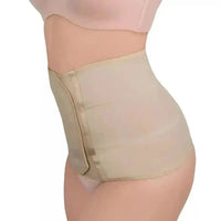 New Form Faja Postparto Envolvente Corta Con Varillas Flexibles Color Nude - Fajasymas