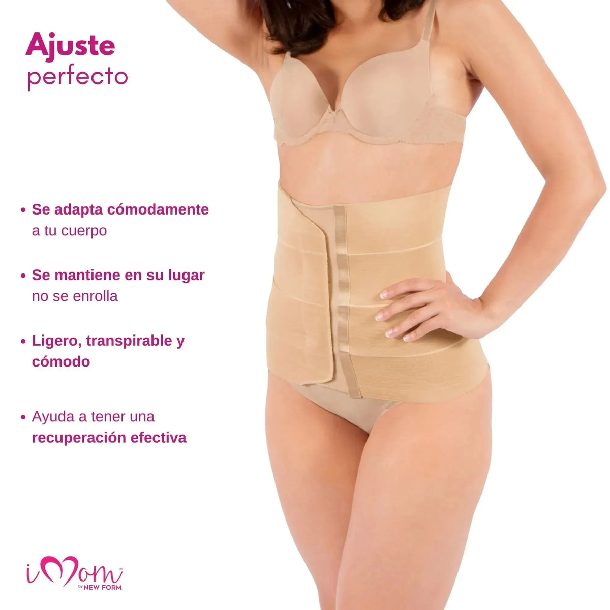 New Form Faja Postparto Y PostCirugia Envolvente Larga Abdomen Completo - Fajasymas