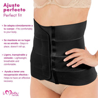 New Form Faja Postparto Y PostCirugia Envolvente Larga Abdomen Completo - Fajasymas