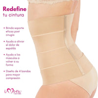 New Form Faja Postparto Y PostCirugia Envolvente Larga Abdomen Completo - Fajasymas