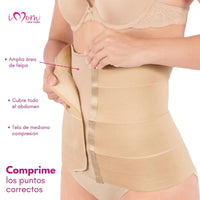New Form Faja Postparto Y PostCirugia Envolvente Larga Abdomen Completo - Fajasymas