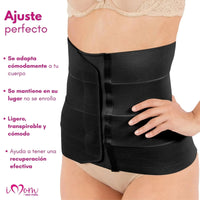 New Form Faja Postparto Y PostCirugia Envolvente Larga Abdomen Completo - Fajasymas