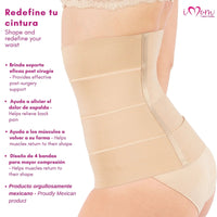 New Form Faja Postparto Y PostCirugia Envolvente Larga Abdomen Completo - Fajasymas