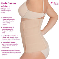New Form Faja Postparto Y PostCirugia Envolvente Larga Abdomen Completo - Fajasymas