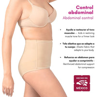 NEW FORM/ IMOM – Panty Faja Postparto Cesárea Vientre Ajustable. Modelo 1110 - Fajasymas