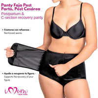 NEW FORM/ IMOM – Panty Faja Postparto Cesárea Vientre Ajustable. Modelo 1110 - Fajasymas