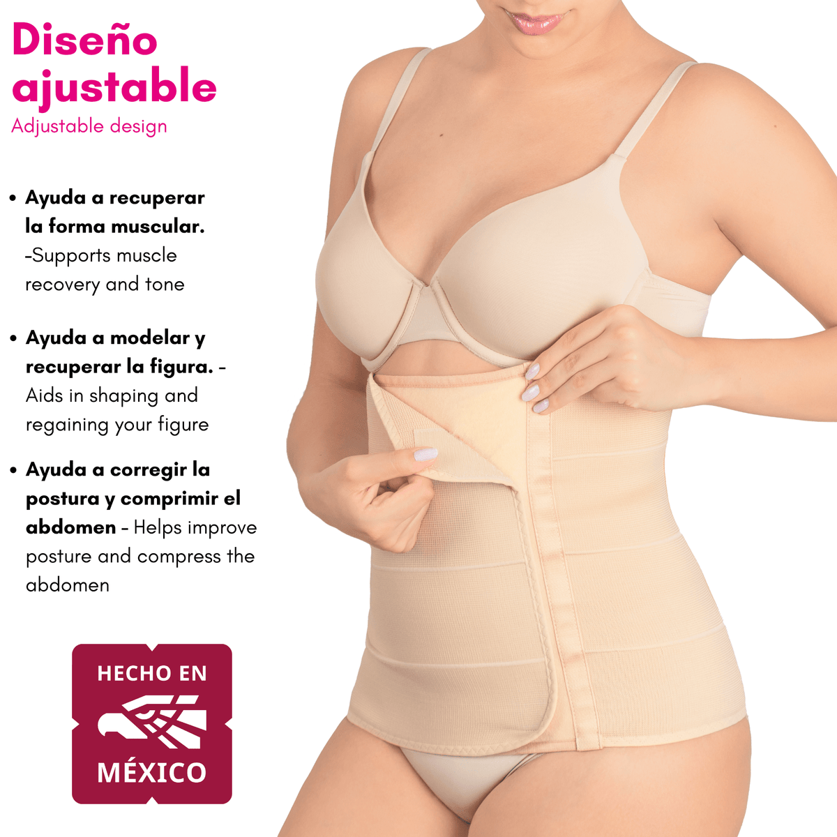 NEW FORM / IMOMS - Fajas Postparto 4B Corte Alto Lipoescultura Para Mujer. Modelo 1102 - Fajasymas