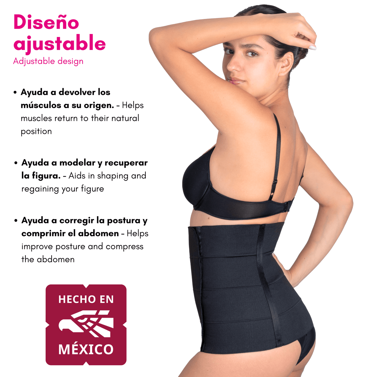 NEW FORM / IMOMS - Fajas Postparto 4B Corte Alto Lipoescultura Para Mujer. Modelo 1102 - Fajasymas