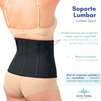 NEW FORM MEDICAL – Faja Ojal Envolvente con Doble Aleta. Modelo 886 - Fajasymas