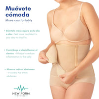 NEW FORM MEDICAL – Faja Ojal Envolvente con Doble Aleta. Modelo 886 - Fajasymas