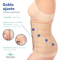 NEW FORM MEDICAL – Faja Post Cirugía Envolvente Unitalla. Modelo 815 - Fajasymas