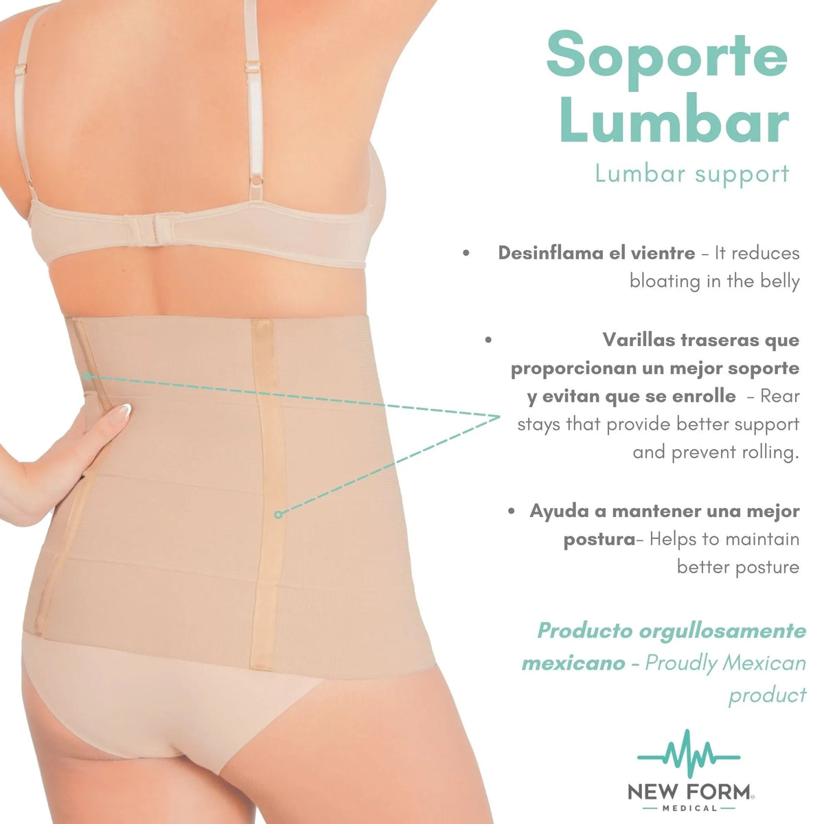 New Form Medical – Faja Postparto Doble Aleta Control de Abdomen - Fajasymas