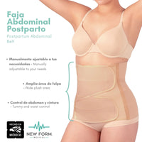 New Form Medical – Faja Postparto Doble Aleta Control de Abdomen - Fajasymas