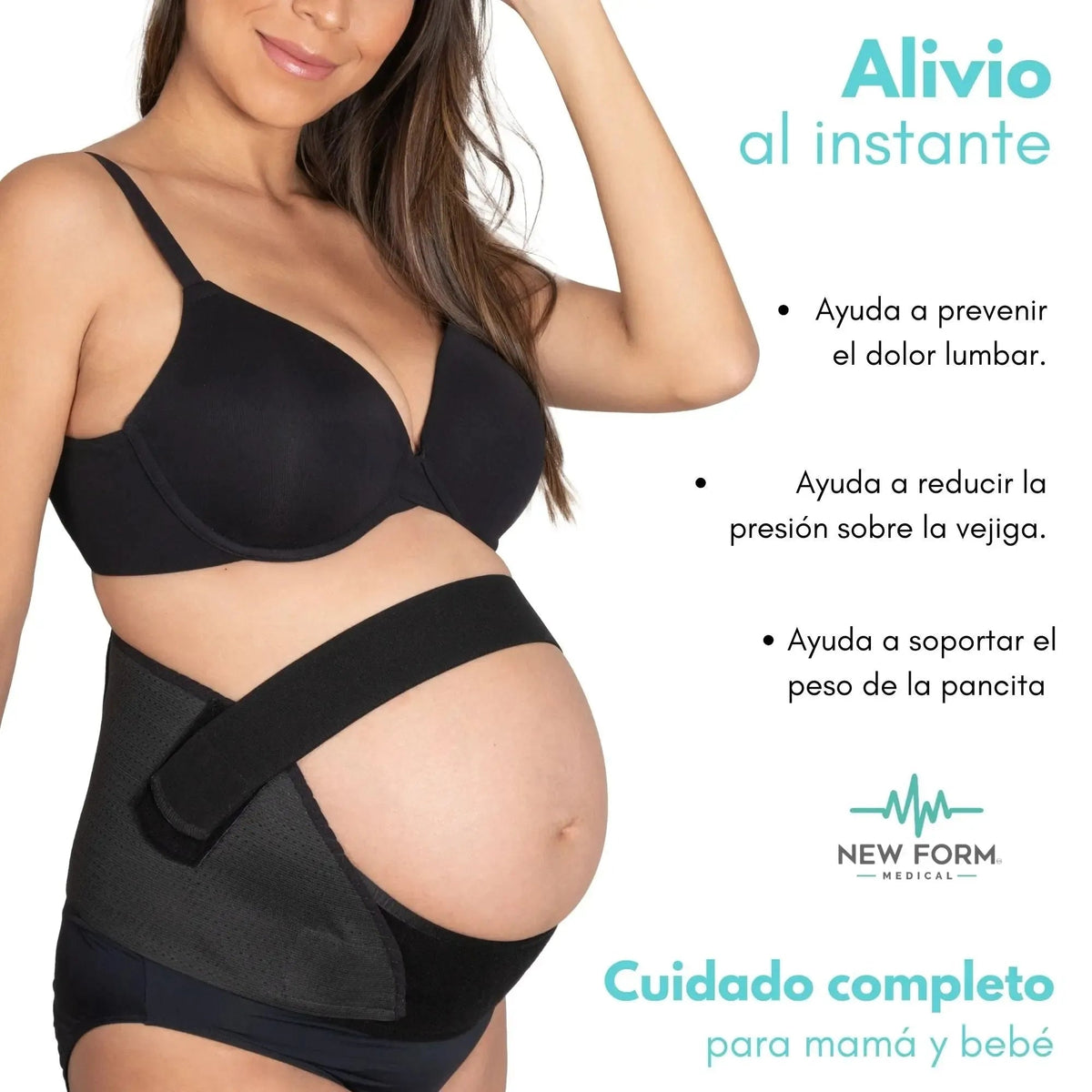 NEW FORM MEDICAL - Soporte Lumbar Maternal. Modelo 1802 - Fajasymas