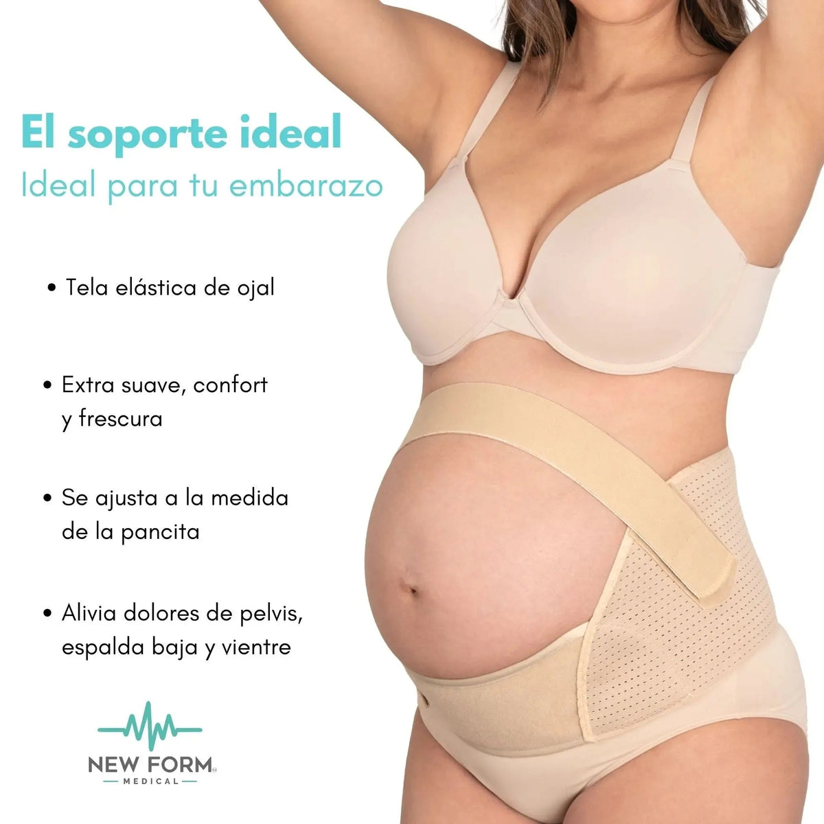 NEW FORM MEDICAL - Soporte Lumbar Maternal. Modelo 1802 - Fajasymas