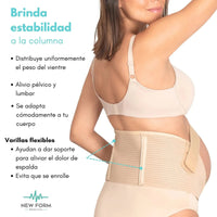 NEW FORM MEDICAL - Soporte Lumbar Maternal. Modelo 1802 - Fajasymas