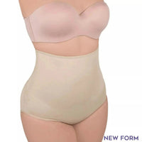 NEW FORM - Panty Faja Modeladora De Cintura Alta Con Tela Stretch Negro. Modelo 1201 - Fajasymas