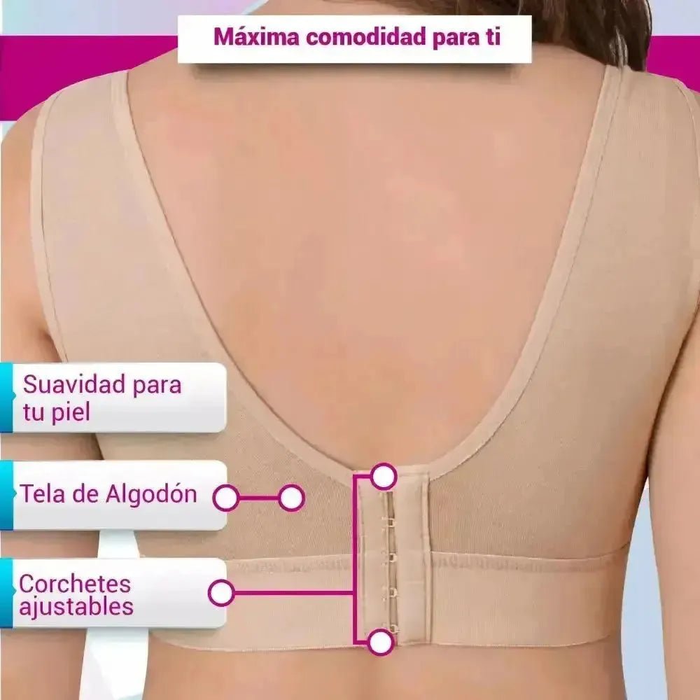 New Form Top Maternal De Algodón Suave Con Broches Para La Lactancia - Fajasymas