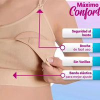 New Form Top Maternal De Algodón Suave Con Broches Para La Lactancia - Fajasymas