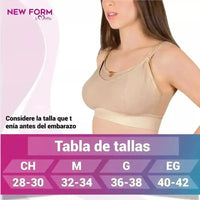 New Form Top Maternal De Algodón Suave Con Broches Para La Lactancia - Fajasymas