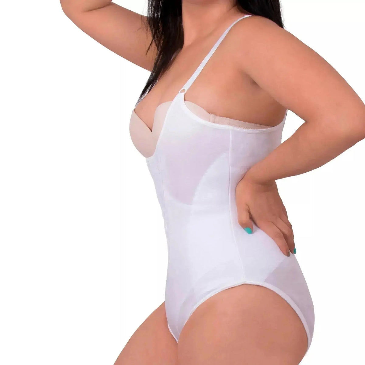 New Look Body Francés Con Tela Suave Y Refuerzos Comprimen Abdomen Y Cintura - Fajasymas