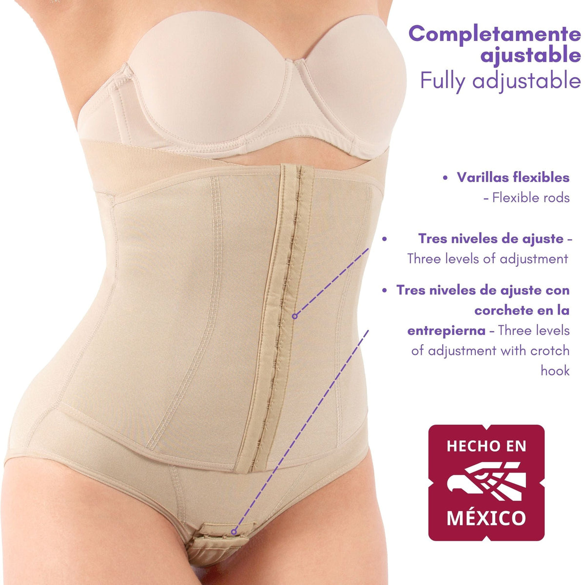 New Look Panty Faja Cinturilla Ultra Control y Alta Compresión - Fajasymas