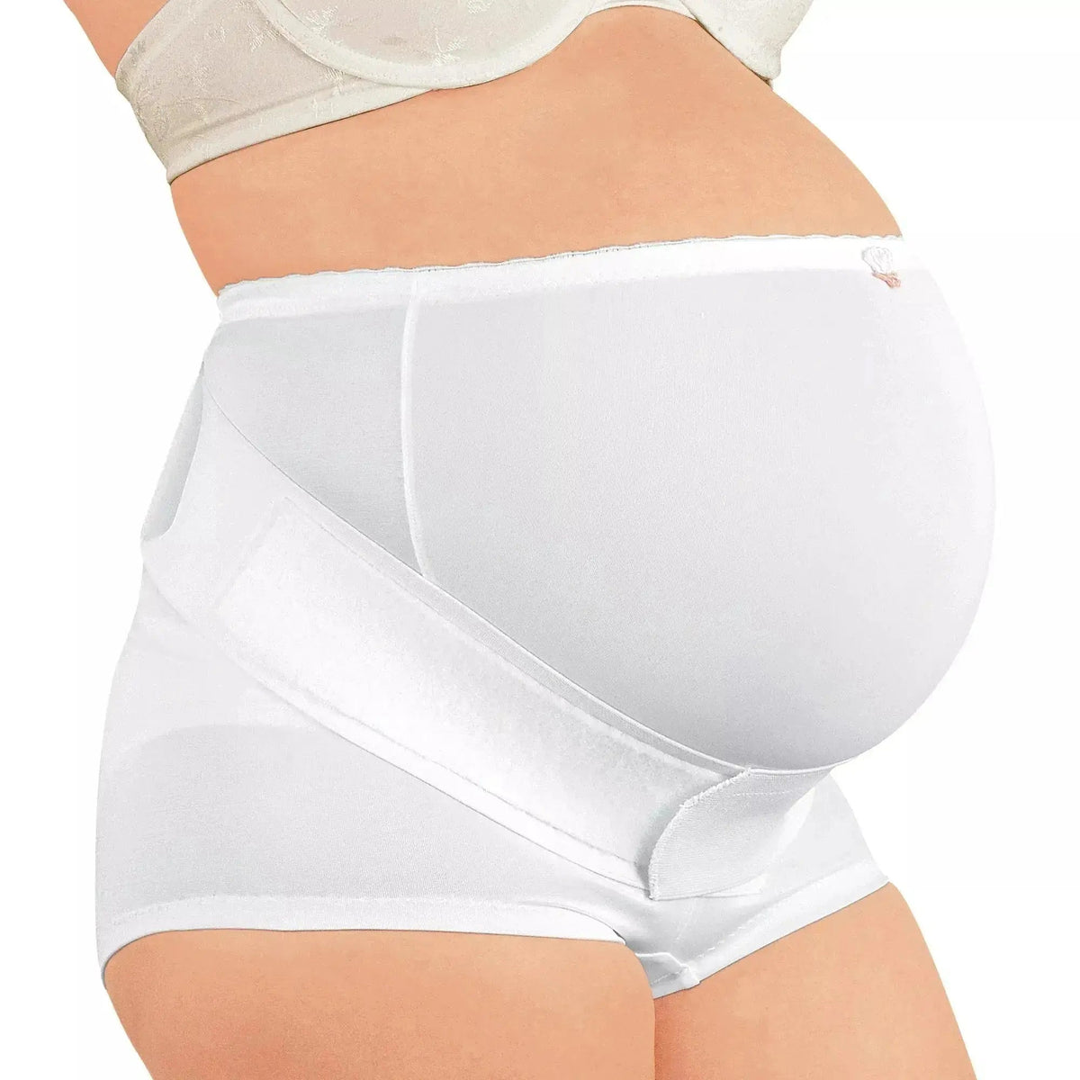 New Look Panty Faja Maternal Con Banda Elástica Ajustable Color Blanco - Fajasymas