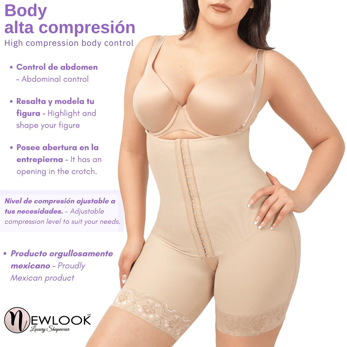 NEWLOOK - Body Alta Compresión. Modelo 967 - Fajasymas