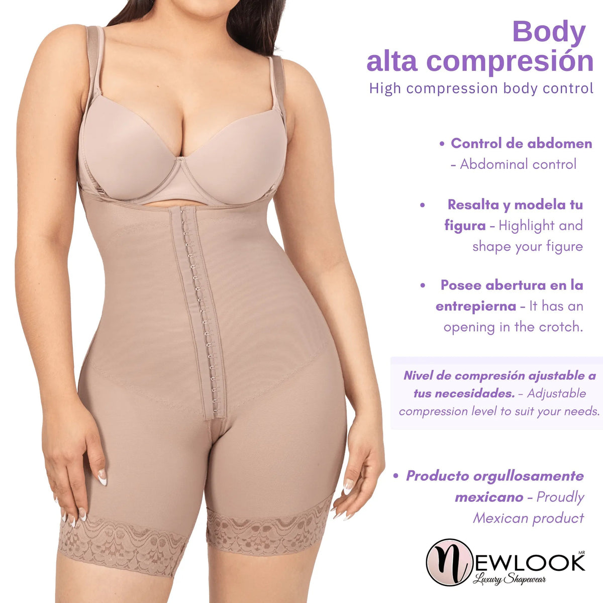 NEWLOOK - Body Alta Compresión. Modelo 967 - Fajasymas
